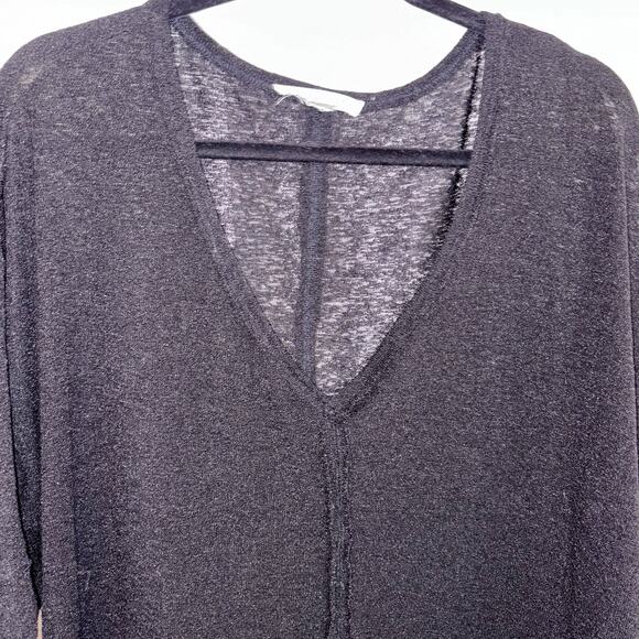 Chicsoul.com Womens Black Polka Dot Short Sleeve Blouse Size 2X - Picture 2 of 10